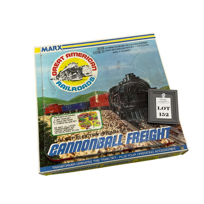 -152- TRAINS | Marx Cannonball Freight Train Set In Box