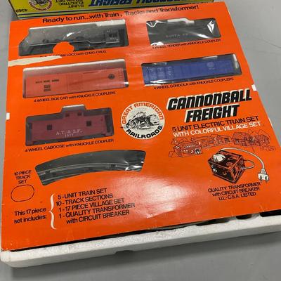 -152- TRAINS | Marx Cannonball Freight Train Set In Box