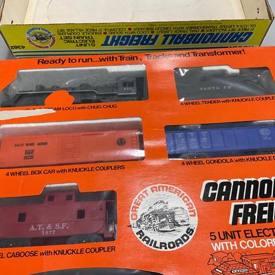 -152- TRAINS | Marx Cannonball Freight Train Set In Box