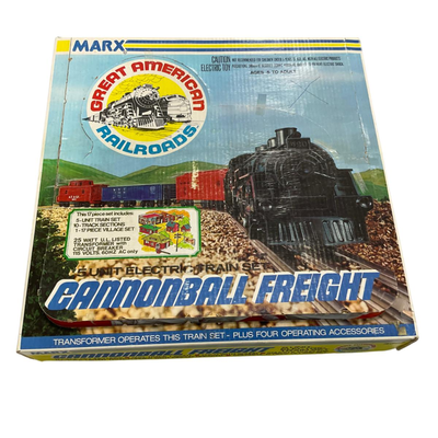 -152- TRAINS | Marx Cannonball Freight Train Set In Box