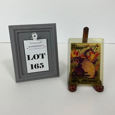 -165- POKÃ‰MON | Gold Foil Charizard Card