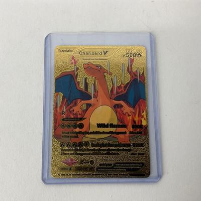 -167- POKÃ‰MON | Gold Foil Charizard Card