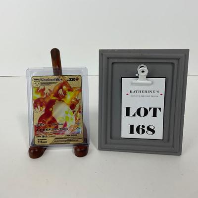 -168- POKÃ‰MON | Gold Foil Charizard Card