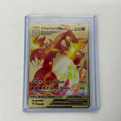 -168- POKÃ‰MON | Gold Foil Charizard Card
