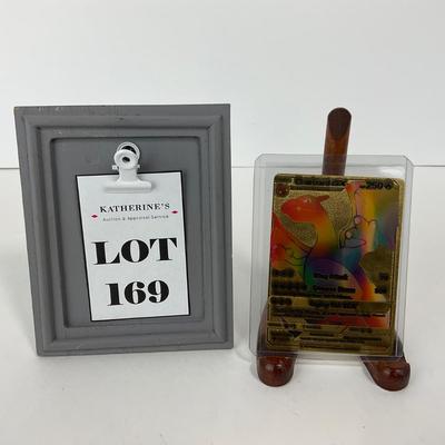 -169- POKÃ‰MON | Gold Foil Charizard Card