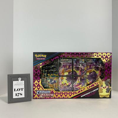 -178- POKÃ‰MON | Sealed Crown Zenith Morpeko V-Union Cards