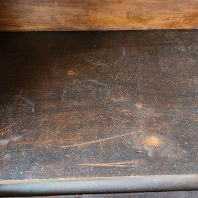 Antique Vintage 3 Shelves China Hutch 36Wx14Dx58H