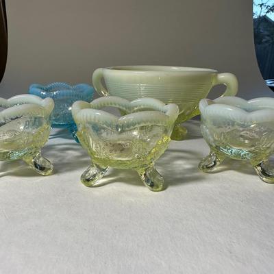 Lot of Antique Salt Cellars