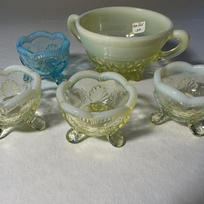 Lot of Antique Salt Cellars