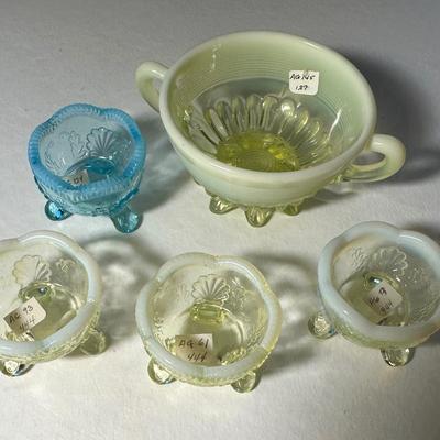 Lot of Antique Salt Cellars