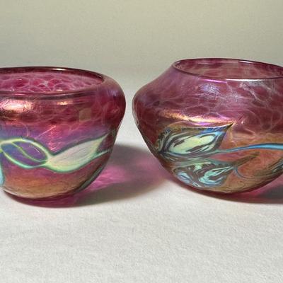 Lot of two Salts Hand Singed