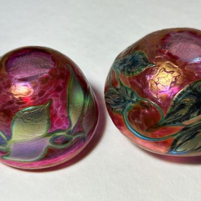 Lot of two Salts Hand Singed
