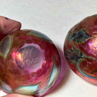 Lot of two Salts Hand Singed