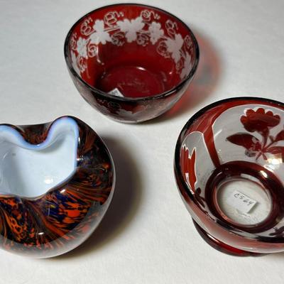 Lot of 3 Red Salts