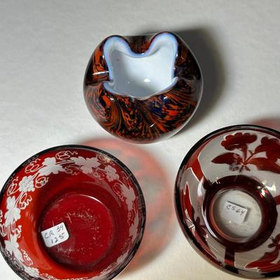 Lot of 3 Red Salts