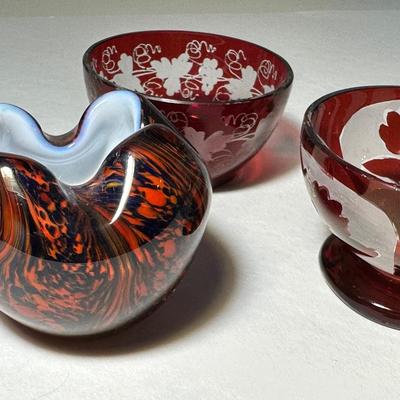 Lot of 3 Red Salts
