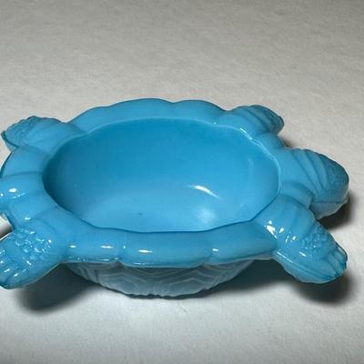 Turquoise Blue Turtle open Salt