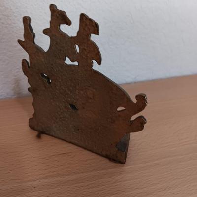Vintage Sailing Ship Made of real Horn and a Heavy Brass Columbus Santa Maria Pirate Ship Metal