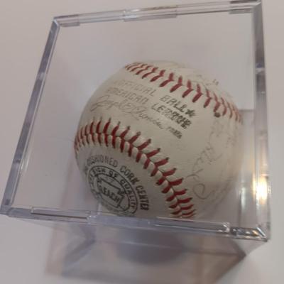 Signed Baseball - Baltimore Oriels Baltimore Orioles Lots of signatures.- Bob Johnson - Dave Vineyard - Jerry Adair