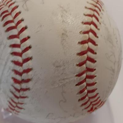 Signed Baseball - Baltimore Oriels Baltimore Orioles Lots of signatures.- Bob Johnson - Dave Vineyard - Jerry Adair