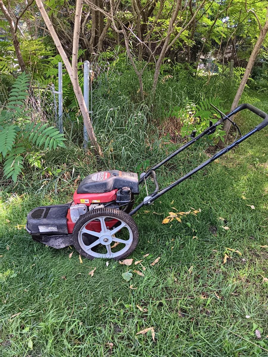 Craftsman wheeled best sale string trimmer