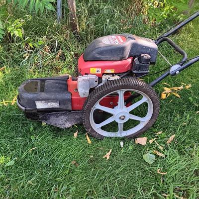Craftsman Wheeled Weed trimmer 6.75 Horsepower 22 Inch Cut
