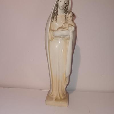 Vintage Goebel Figurine "MADONNA HOLDING CHILD" HM56 Double Mark Crown & Bee