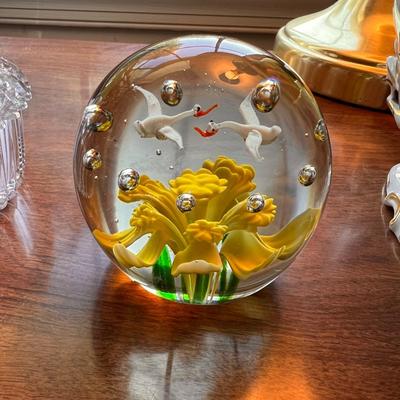 Vintage Antique Mixed Collectibles Lot - Lenox, Milk Glass, Blown Glass