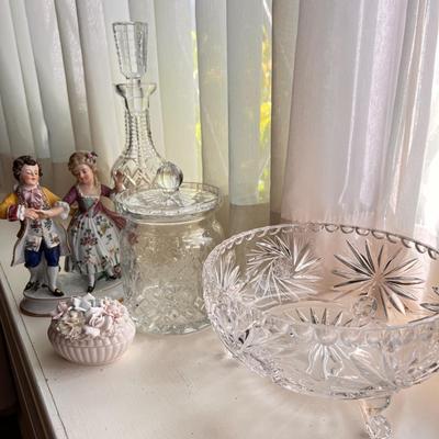 Amazing Crystal Ceramic Lot - Rogaska, Ardalt, Handgemalt