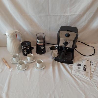 DeLonghi Espresso Machine and more (K-BBL)