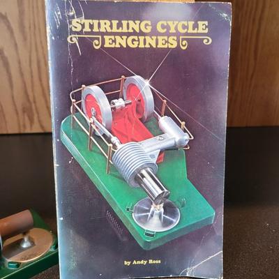 Stirling Cycle Engine, Manual and Book (B2-DW)