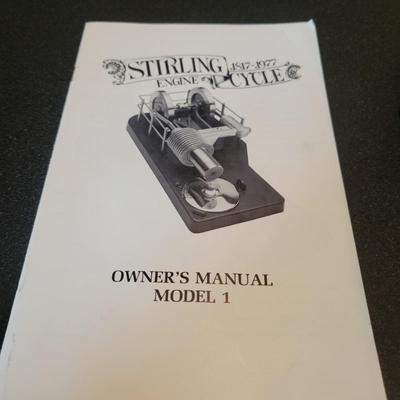 Stirling Cycle Engine, Manual and Book (B2-DW)