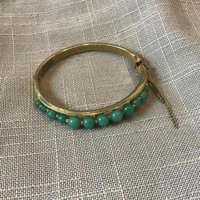 Vintage Hinged Bracelet locking