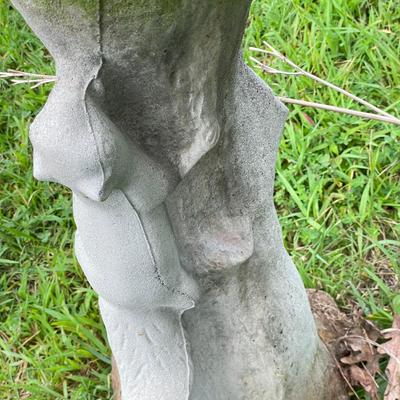 Cement Bird Bath w/ Squirrel (BY-SS)