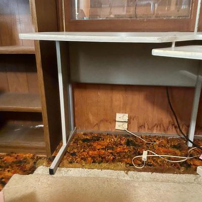 Metal & Wood Corner Desk (O-SS)