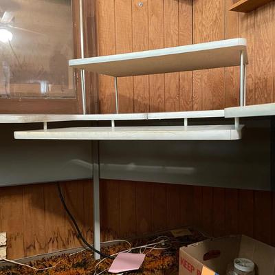 Metal & Wood Corner Desk (O-SS)