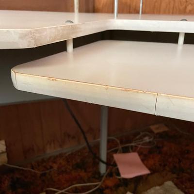 Metal & Wood Corner Desk (O-SS)