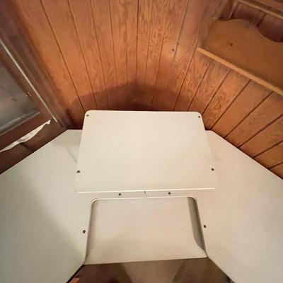 Metal & Wood Corner Desk (O-SS)