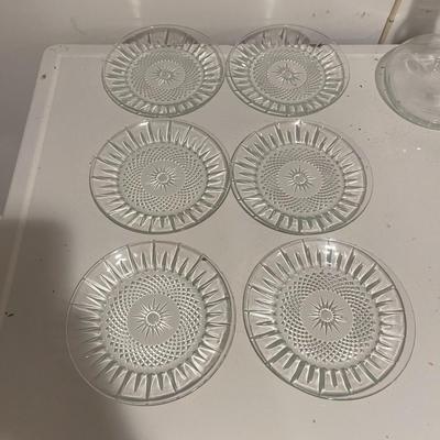 MISC ANTIQUE GLASS ITEMS