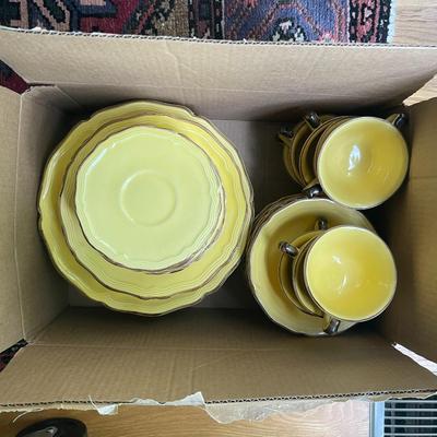 YELLOW CHINA SET