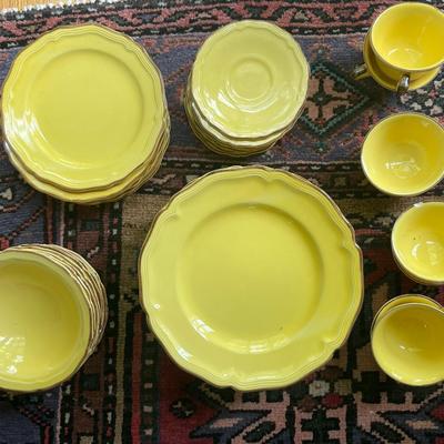 YELLOW CHINA SET