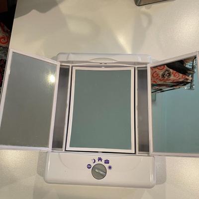 TWO MAKEUP MIRRORS