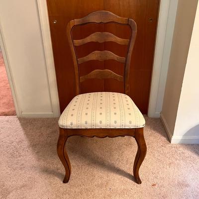 Vintage Ethan Allen Country French Ladderback Dining Chair