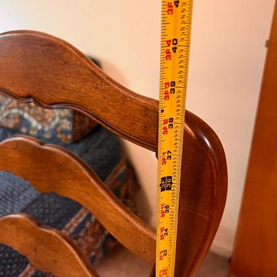 Vintage Ethan Allen Country French Ladderback Dining Chair