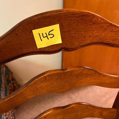 Vintage Ethan Allen Country French Ladderback Dining Chair