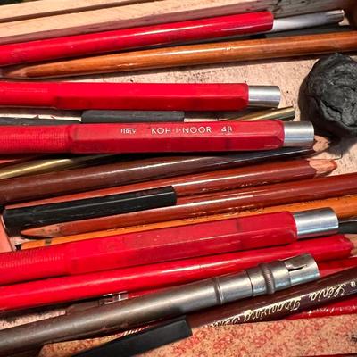Vintage Artist Instruments Lot - Koh-I-Noor, Conte A Paris
