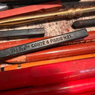Vintage Artist Instruments Lot - Koh-I-Noor, Conte A Paris