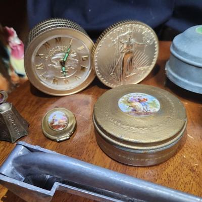 Mini buckets and coin clock