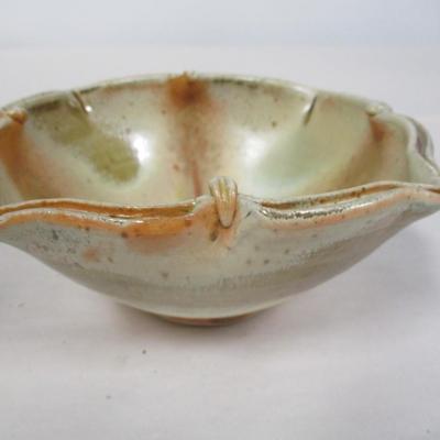 Handmade Pottery Bowl Signed By Artist