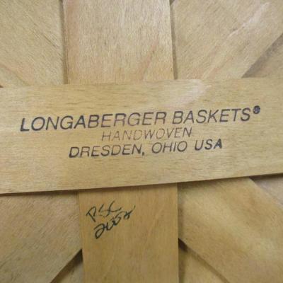 Weaved Longaberger Basket